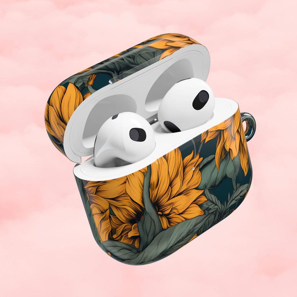 Vintage Sunflower AirPod Case