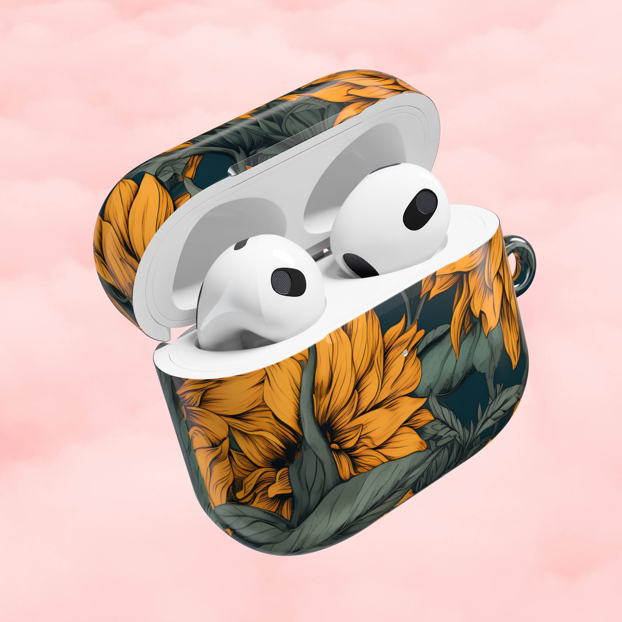 Vintage Sunflower AirPod Case