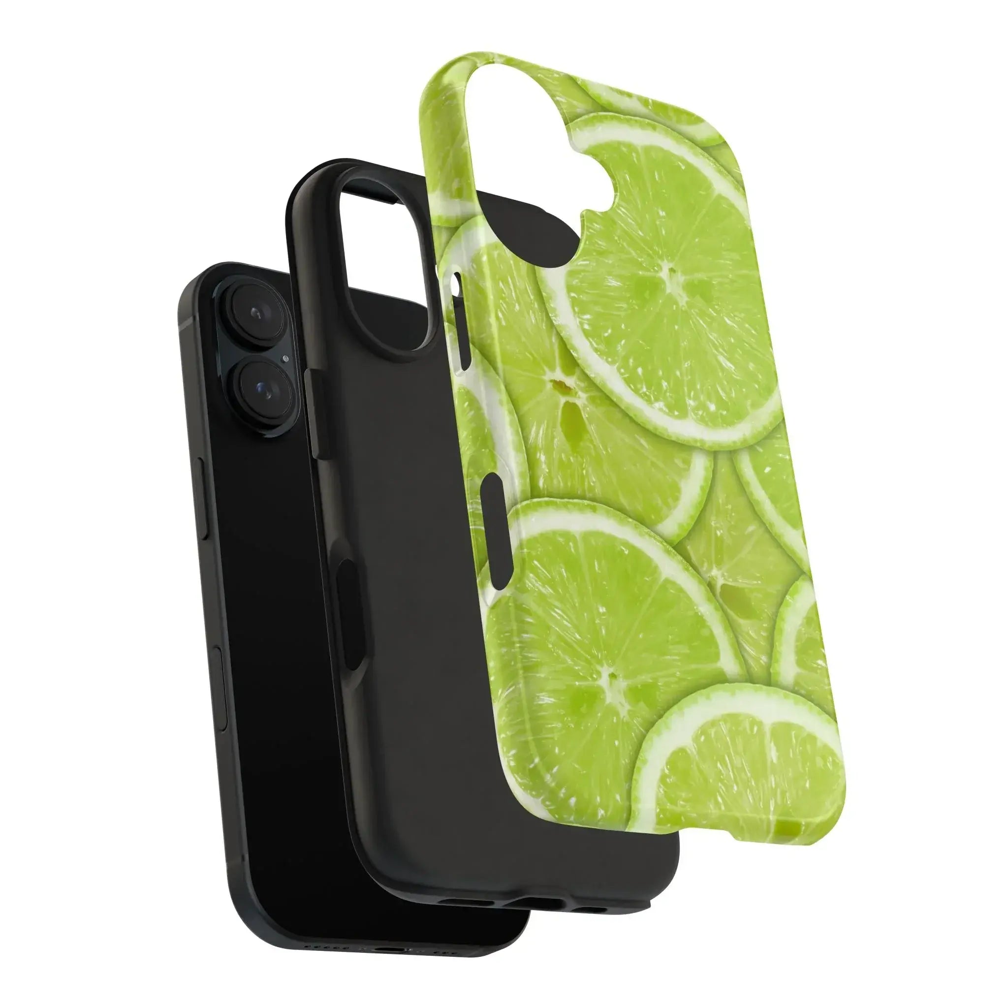 Green Citrus Lime Phone Case (Apple & Android) - Pink Sweetheart