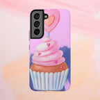 Cutie Cupcake Phone Case (Apple & Android) - Pink Sweetheart