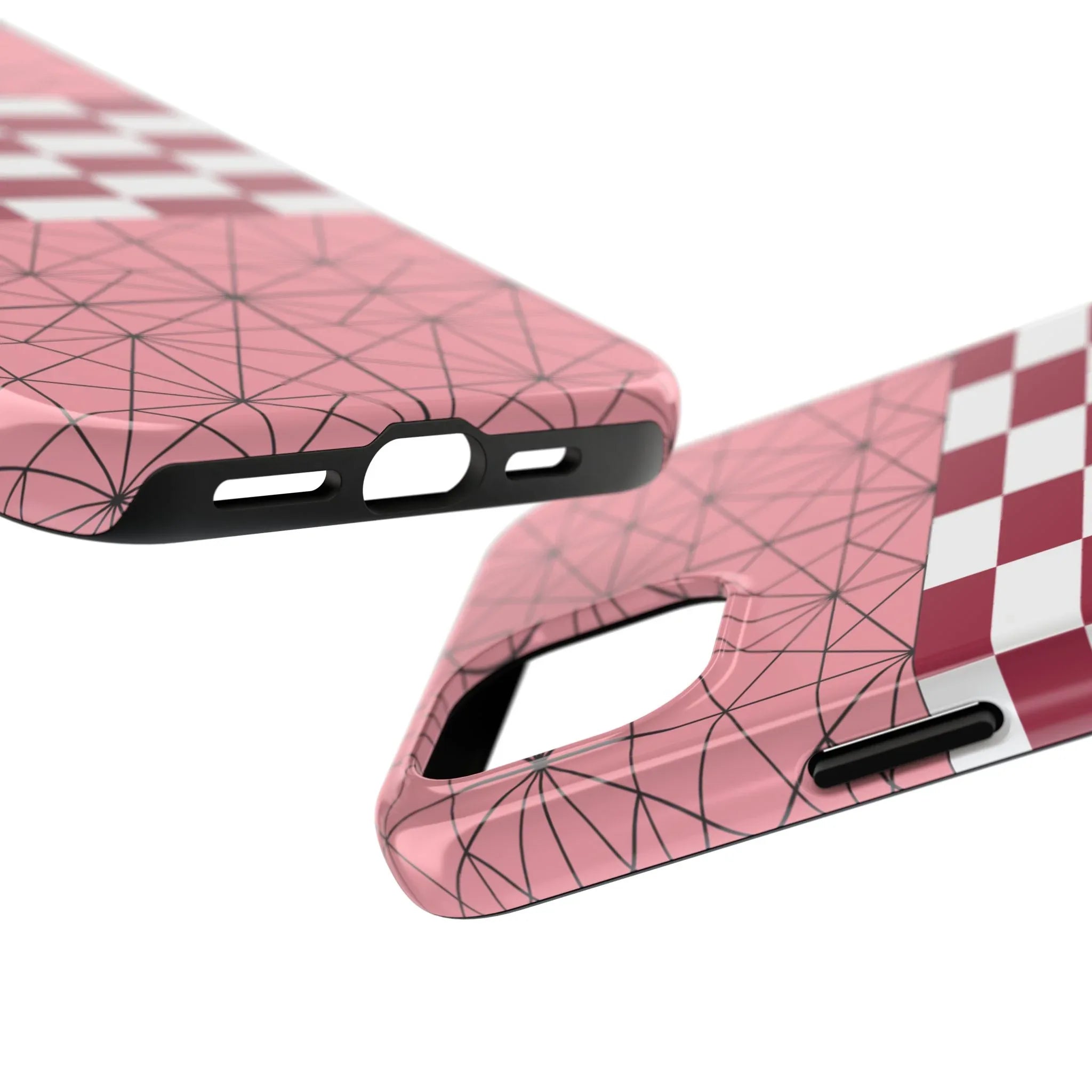 Geometric Kimono Tough Phone Case (Apple & Android) - Pink Sweetheart