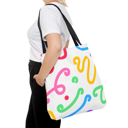 Colorful Doodles Tote Bag