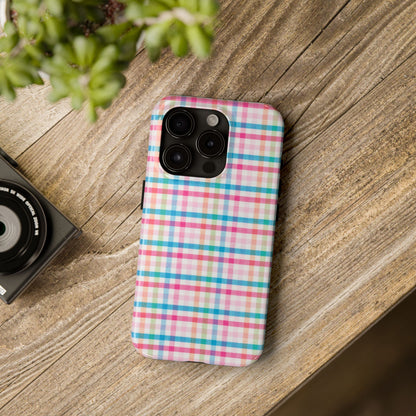 Checked Pattern Phone Case