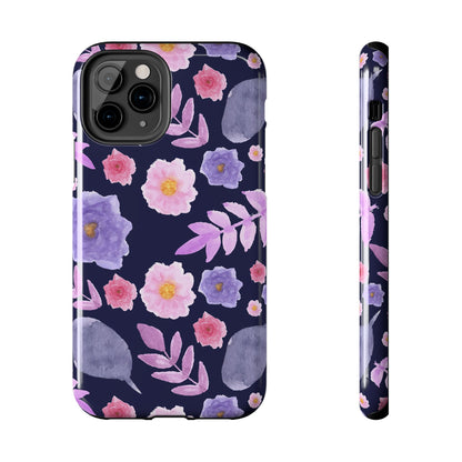 Purple Florals Phone Case