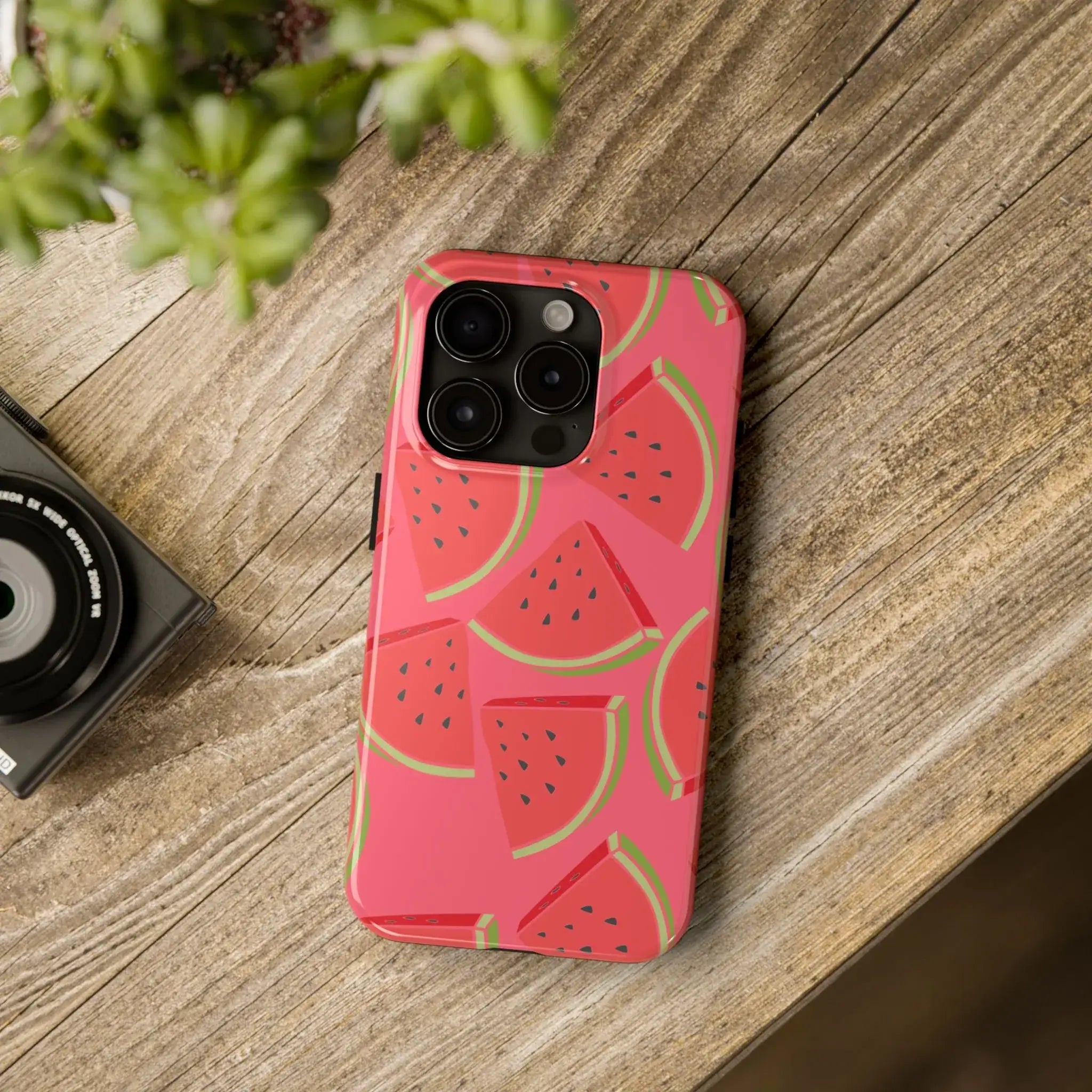 Watermelon Slices Phone Case (Apple & Android) - Pink Sweetheart