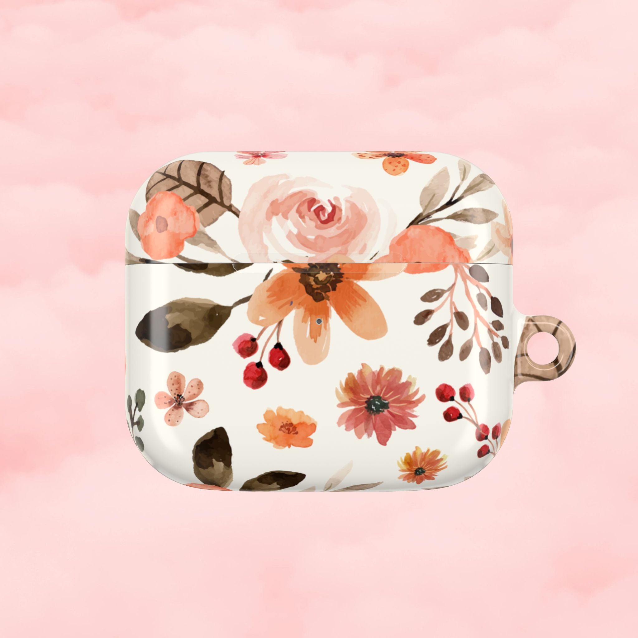 Cozy Fall Floral AirPod Case