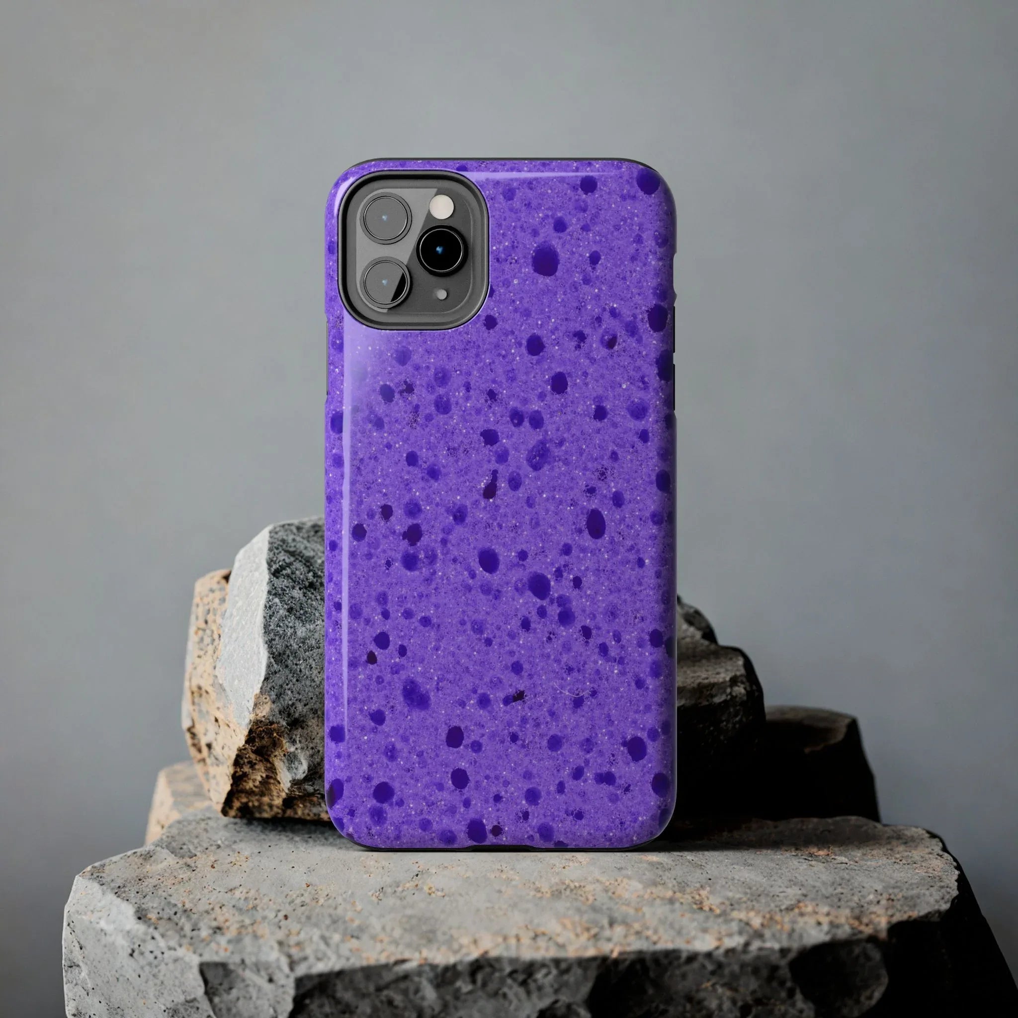 Purple Sponge Phone Case (Apple & Android) - Pink Sweetheart