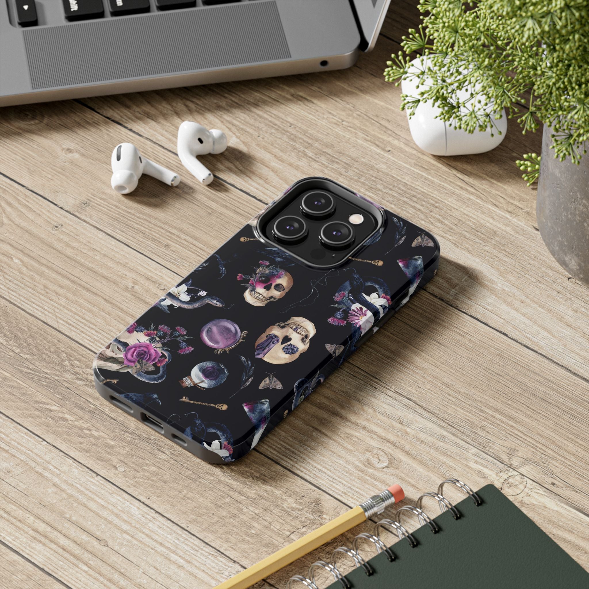 Gothic Witch Spells Phone Case (Apple & Android)