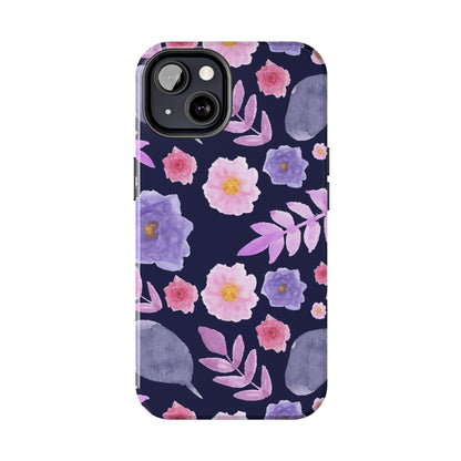 Purple Florals Phone Case