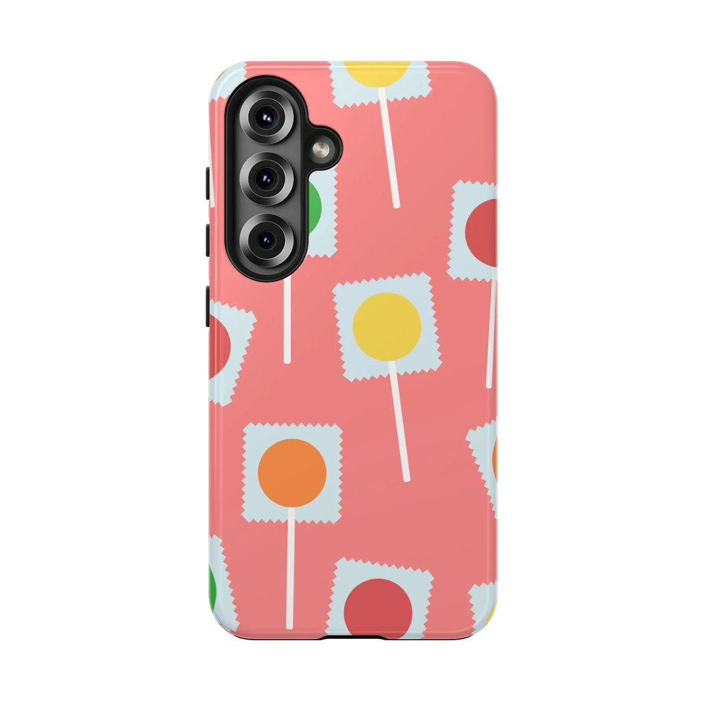 Lollipop Candy Phone Case (Apple & Android) - Pink Sweetheart