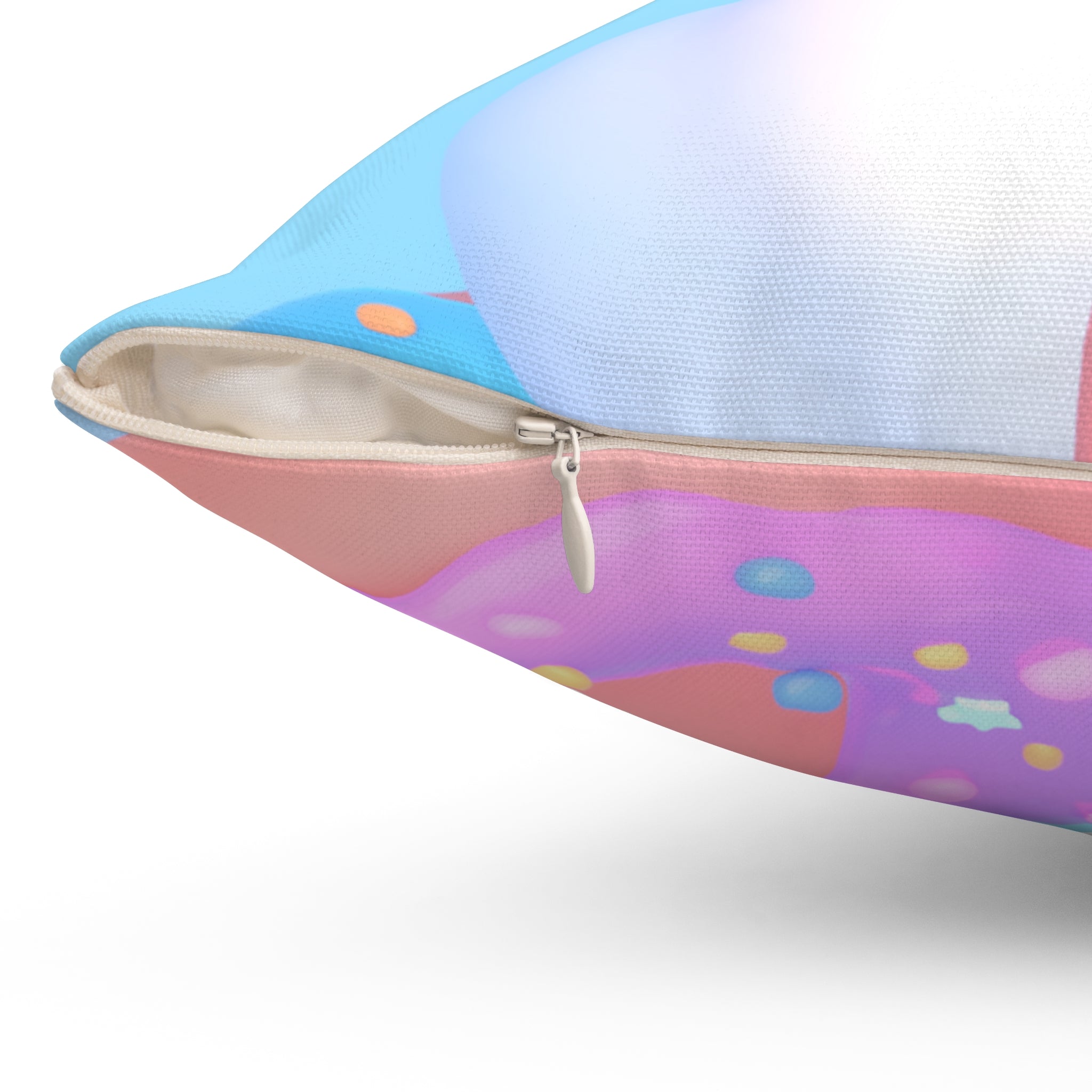 Sweet Donut Paradise Square Pillow