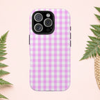 Pink Gingham Phone Case (Apple & Android) - Pink Sweetheart