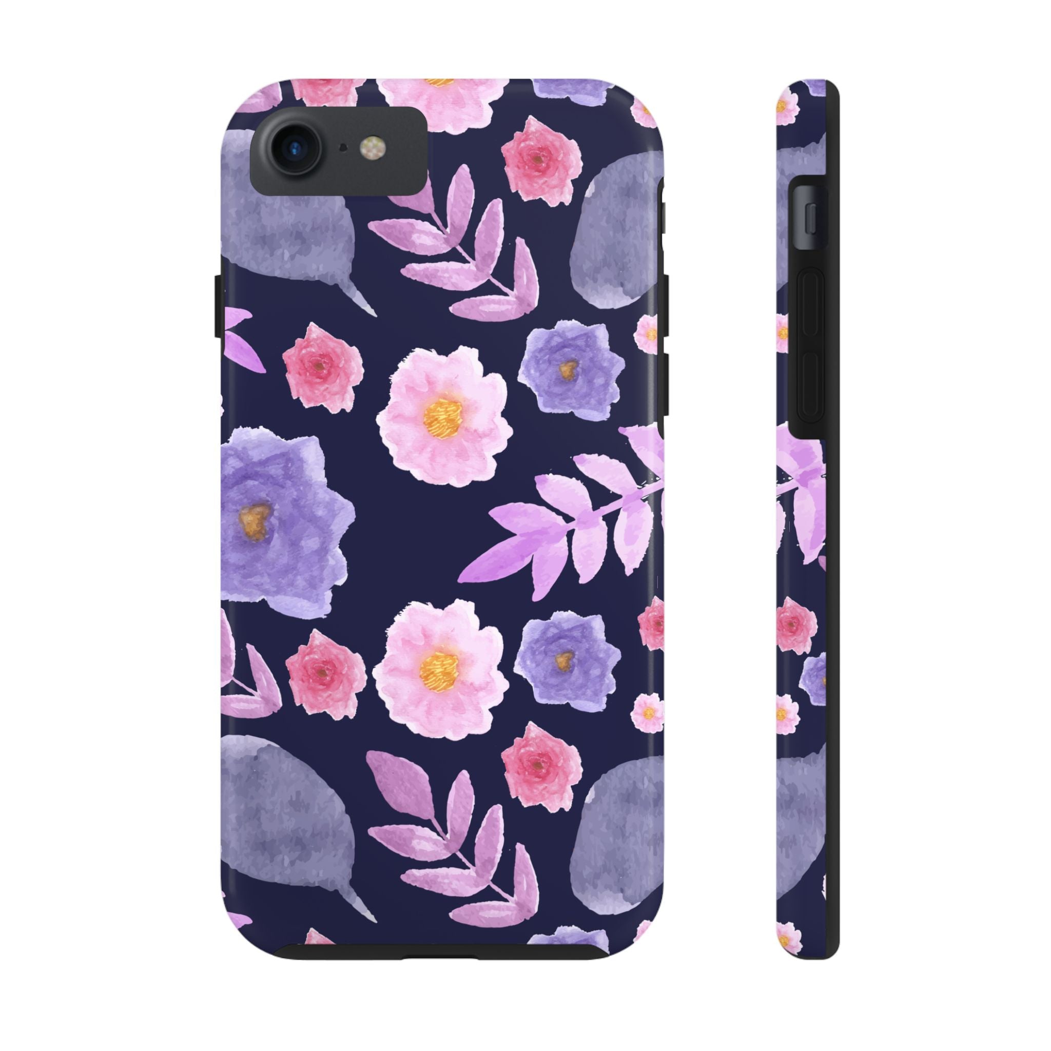 Purple Florals Phone Case (Apple & Android)