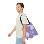 Pretty Purple Flowers Tote Bag