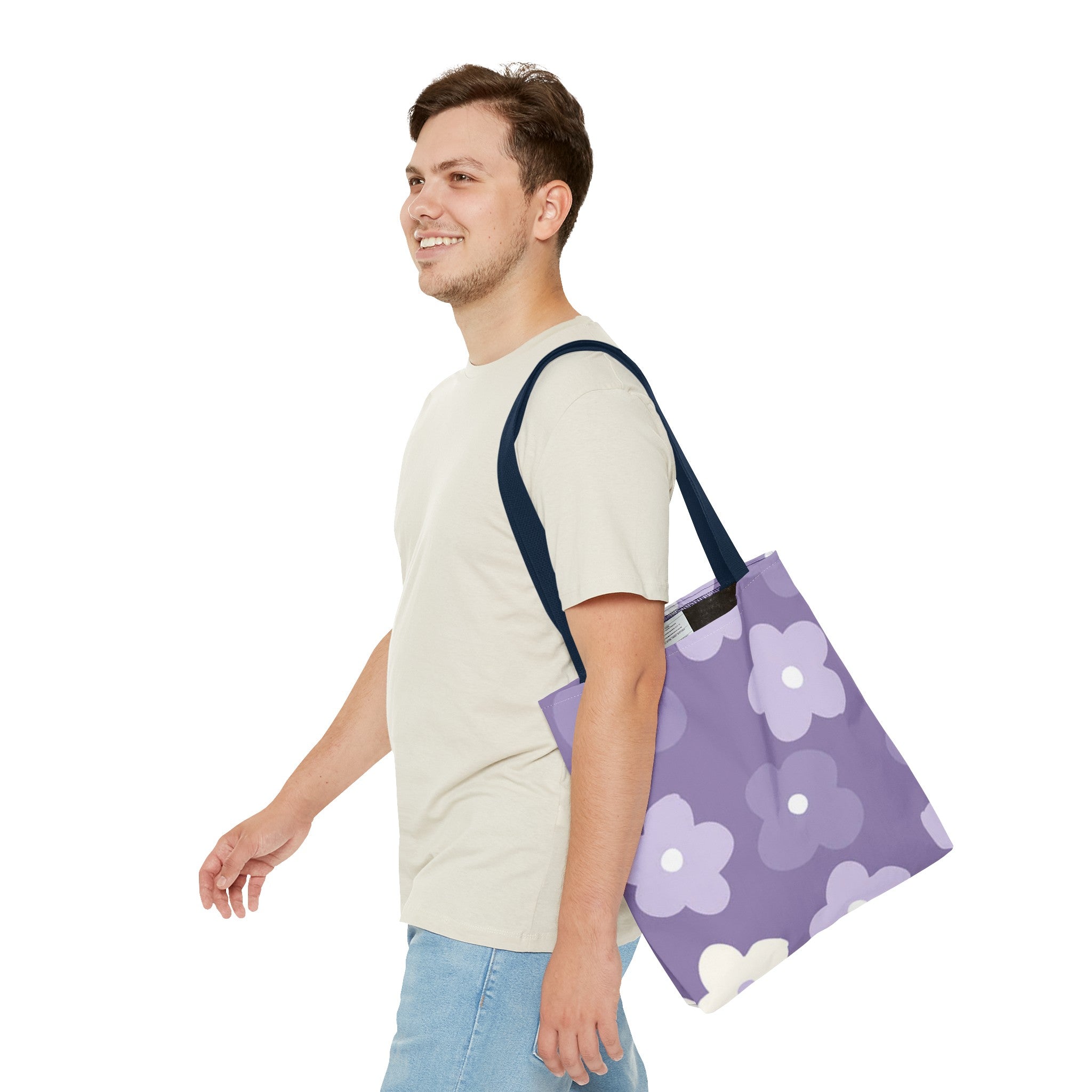 Pretty Purple Flowers Tote Bag