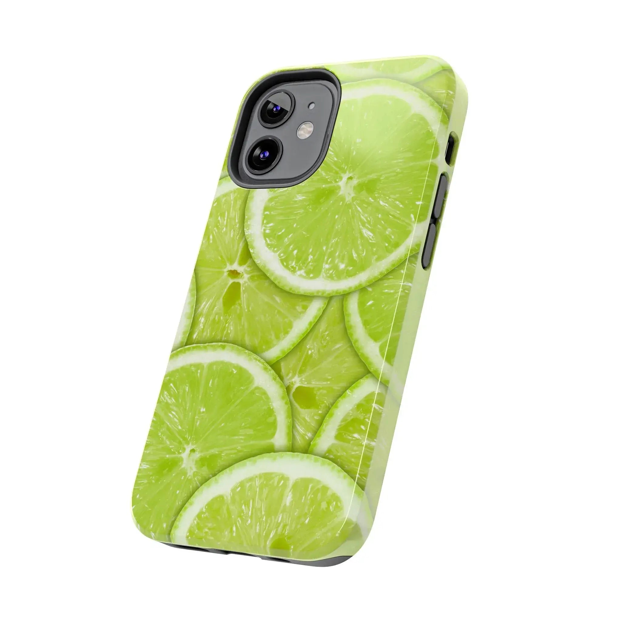 Green Citrus Lime Phone Case (Apple & Android) - Pink Sweetheart