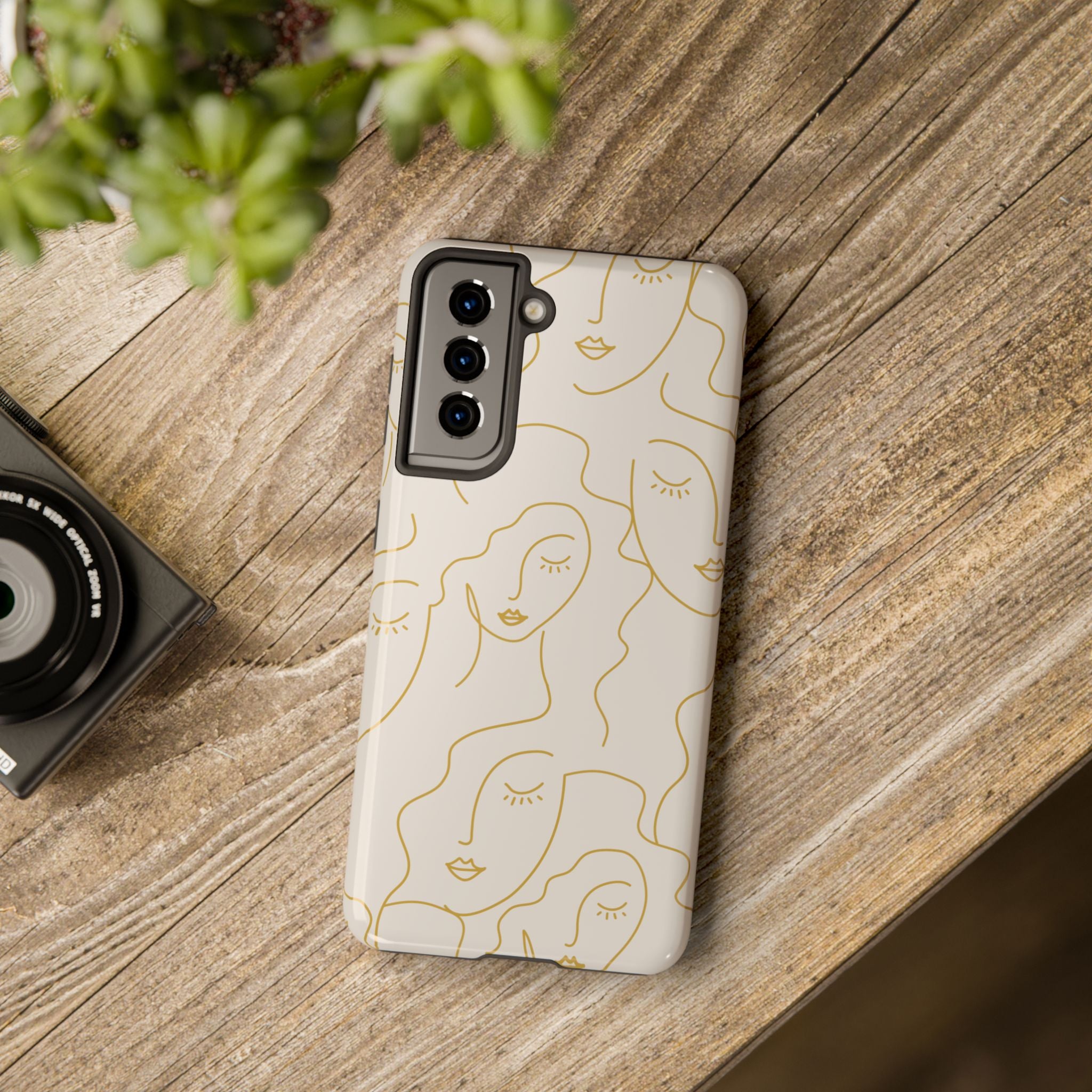 Minimalist Woman Phone Case (Apple & Android)