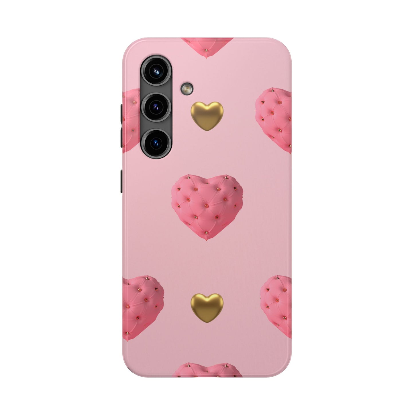 Heart of Gold Pink Phone Case