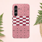 Geometric Kimono Tough Phone Case (Apple & Android) - Pink Sweetheart