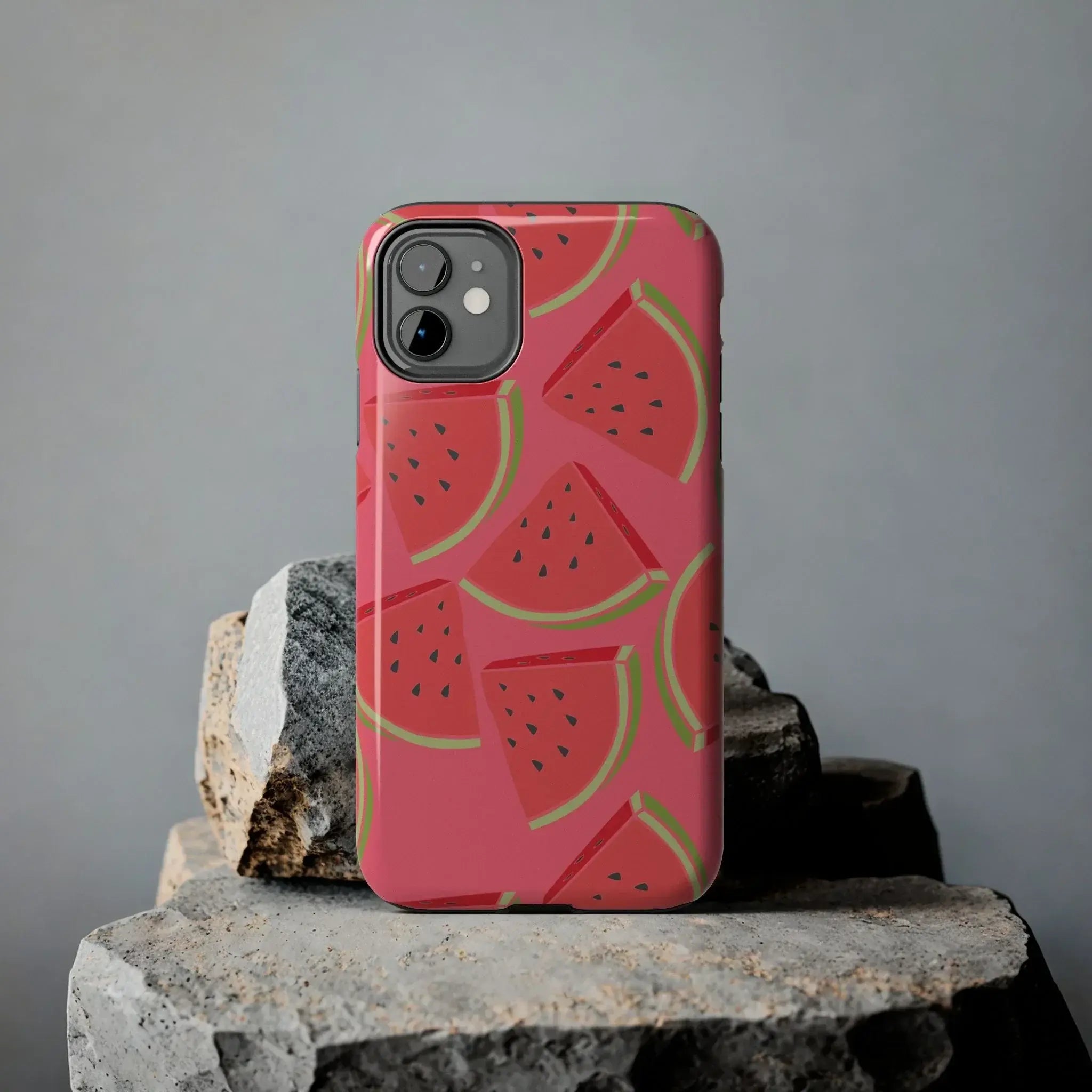 Watermelon Slices Phone Case (Apple & Android) - Pink Sweetheart