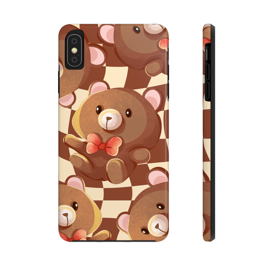 Retro Brown Bear Phone Case (Apple & Android)