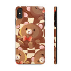 Retro Brown Bear Phone Case (Apple & Android)