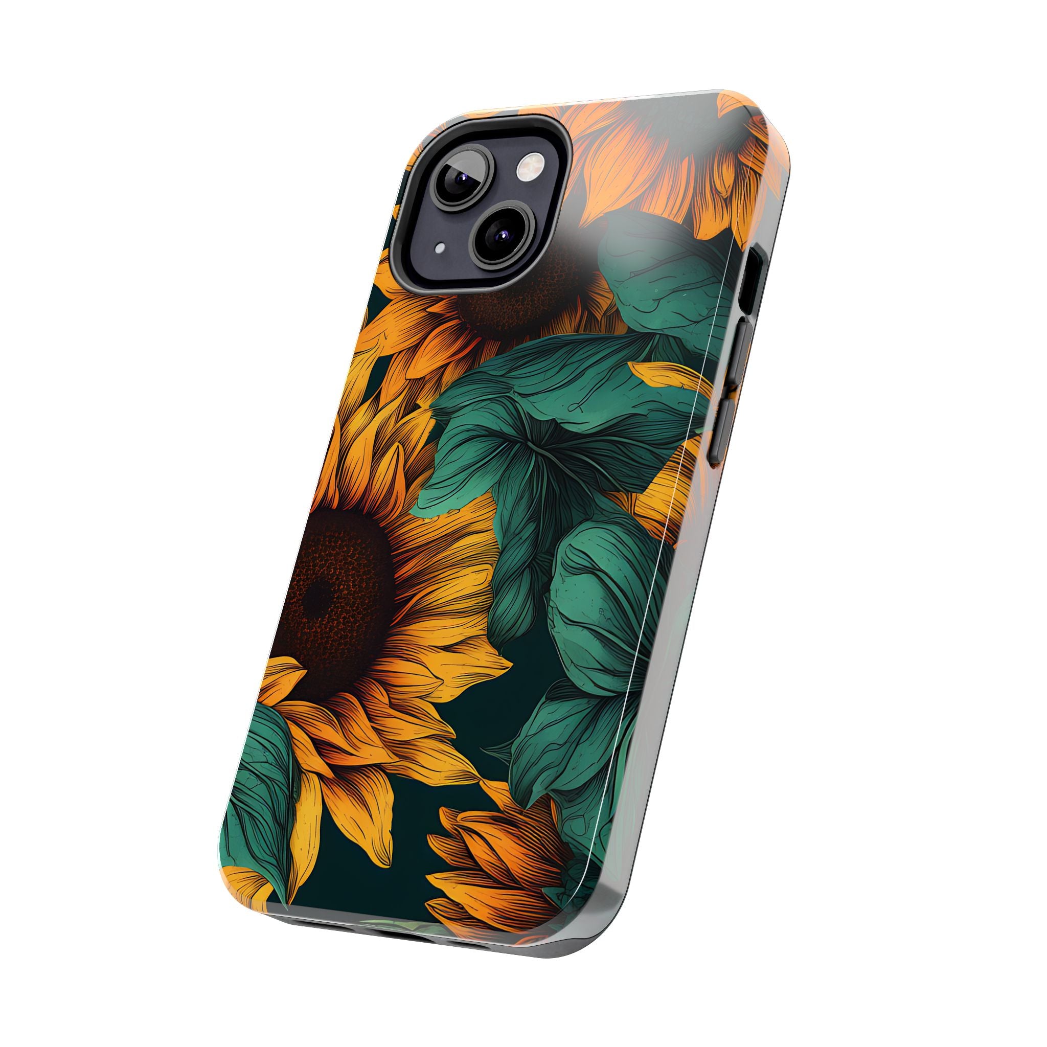 Dark Sunflower Phone Case (Apple & Android)