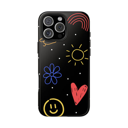 Draw Scribble Doodle Phone Case