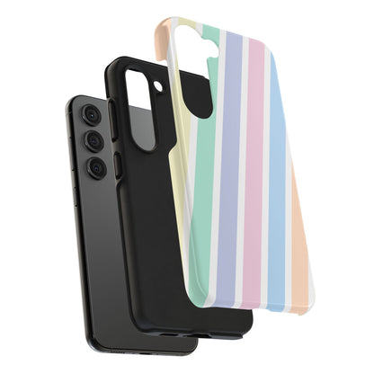 Pretty Pastel Lines Phone Case