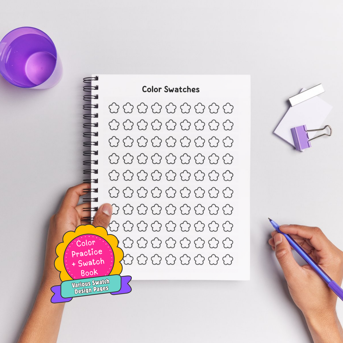 Color Practice & Swatch Book