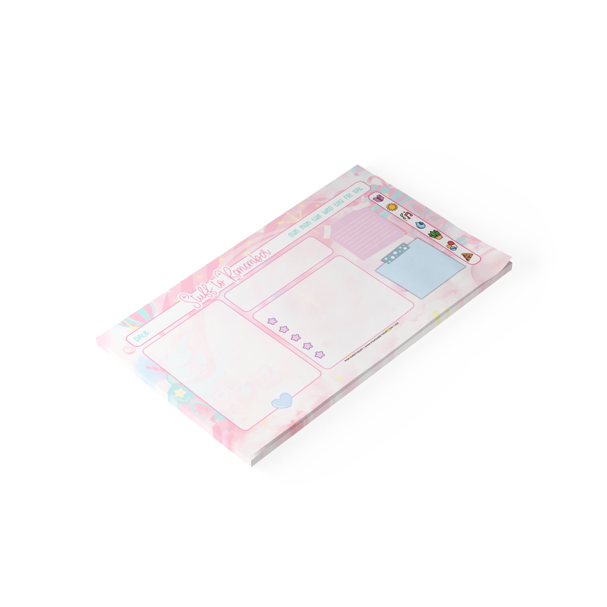 Sweet Candy Land Sticky Note Pad