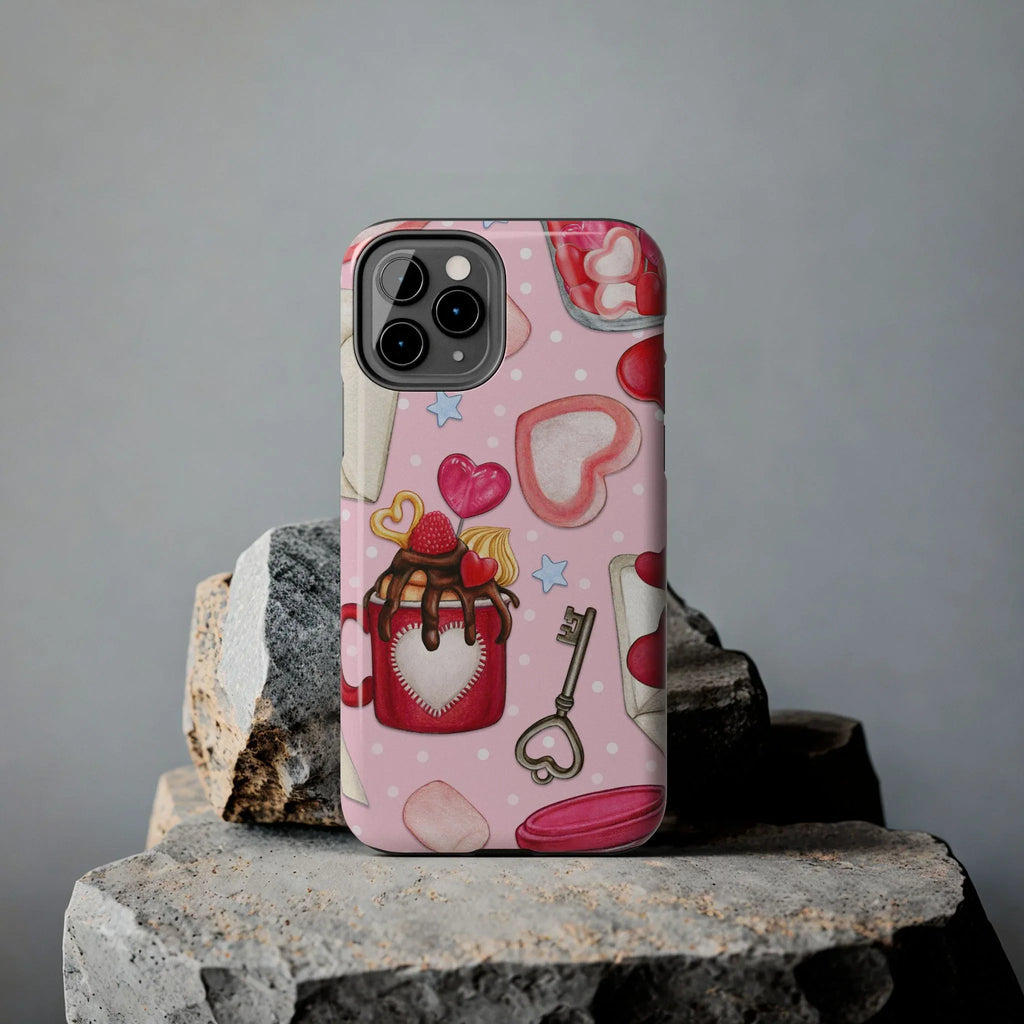 Goodies for My Sweetheart Phone Case (Apple & Android) - Pink Sweetheart