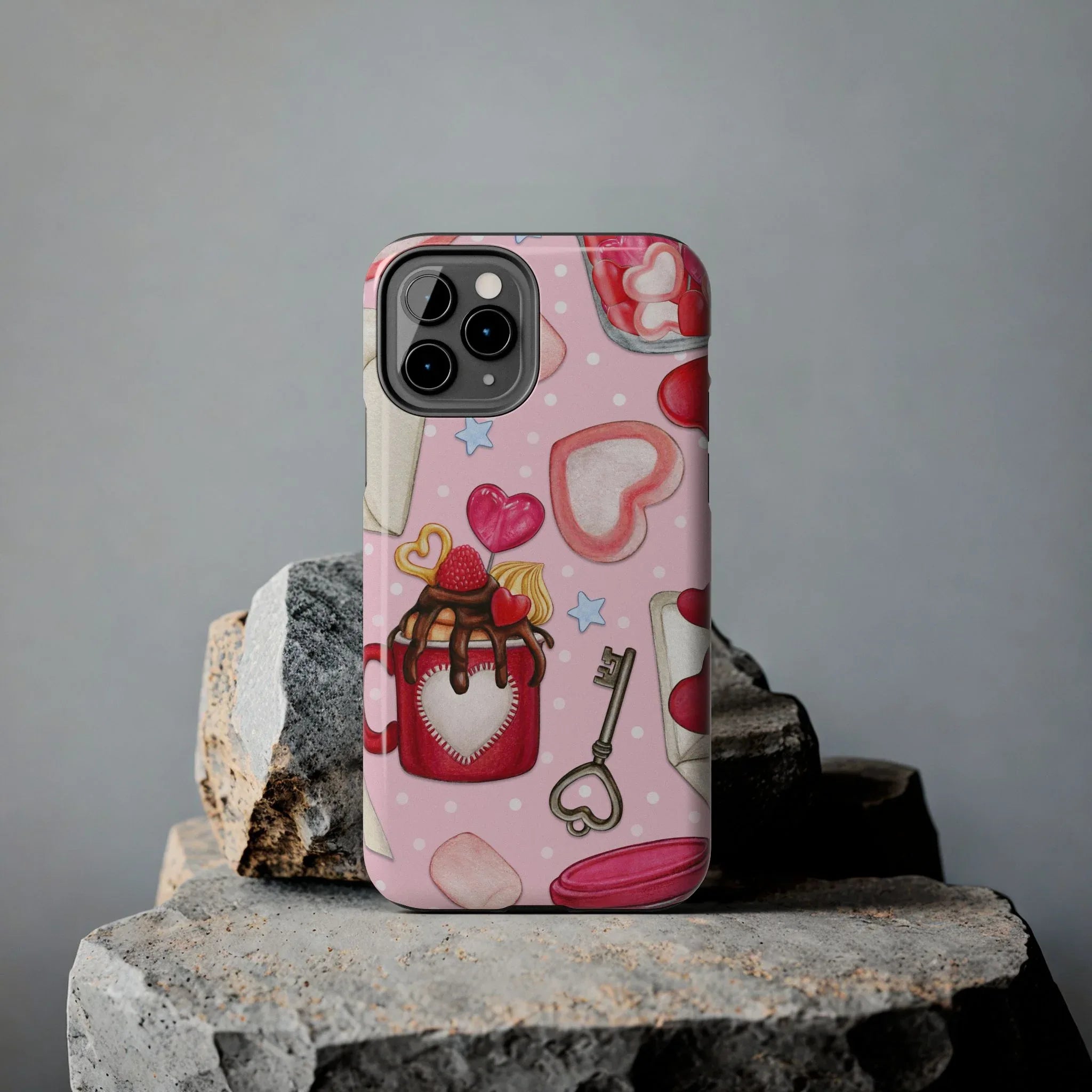 Goodies for My Sweetheart Phone Case (Apple & Android) - Pink Sweetheart