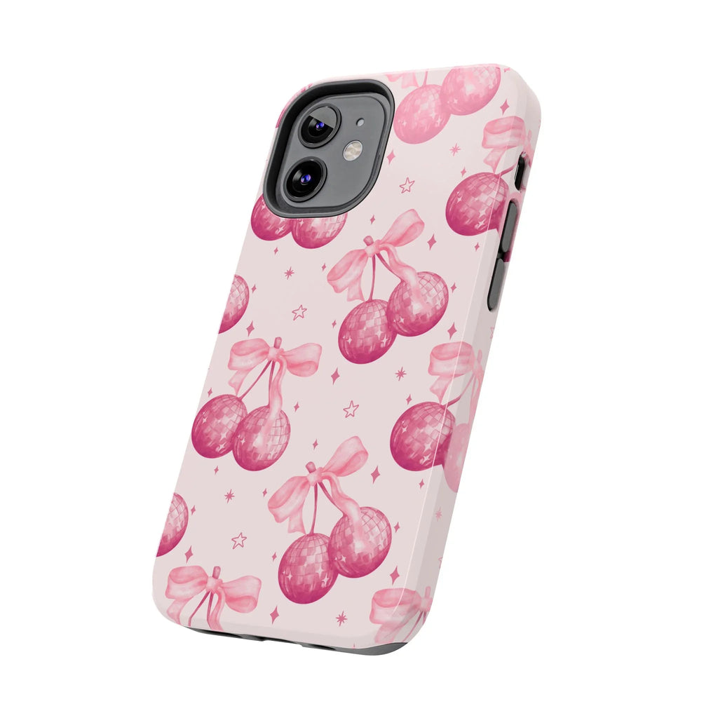 Disco Cherries Phone Case (Apple & Android) - Pink Sweetheart
