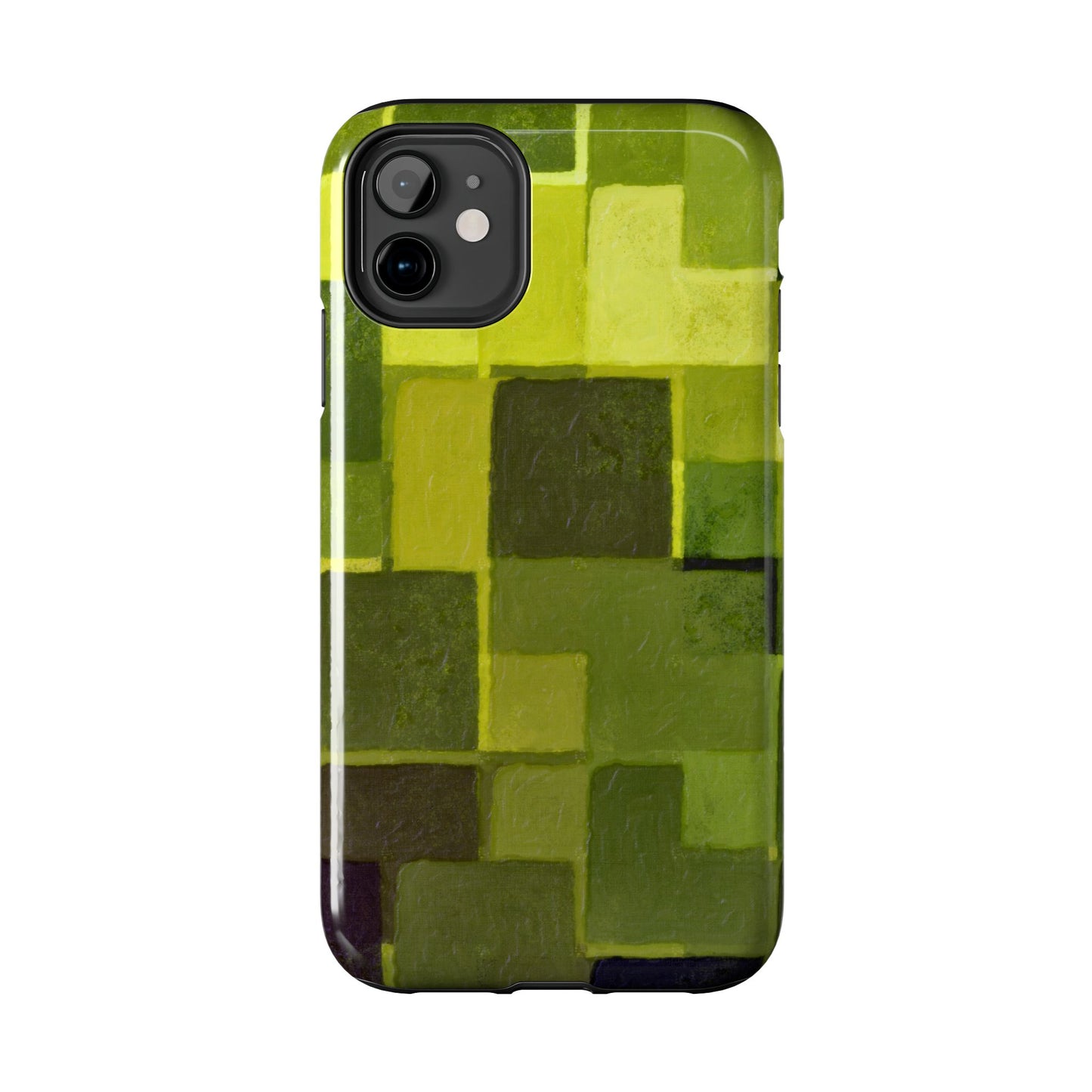 Chartreuse Patchwork Phone Case