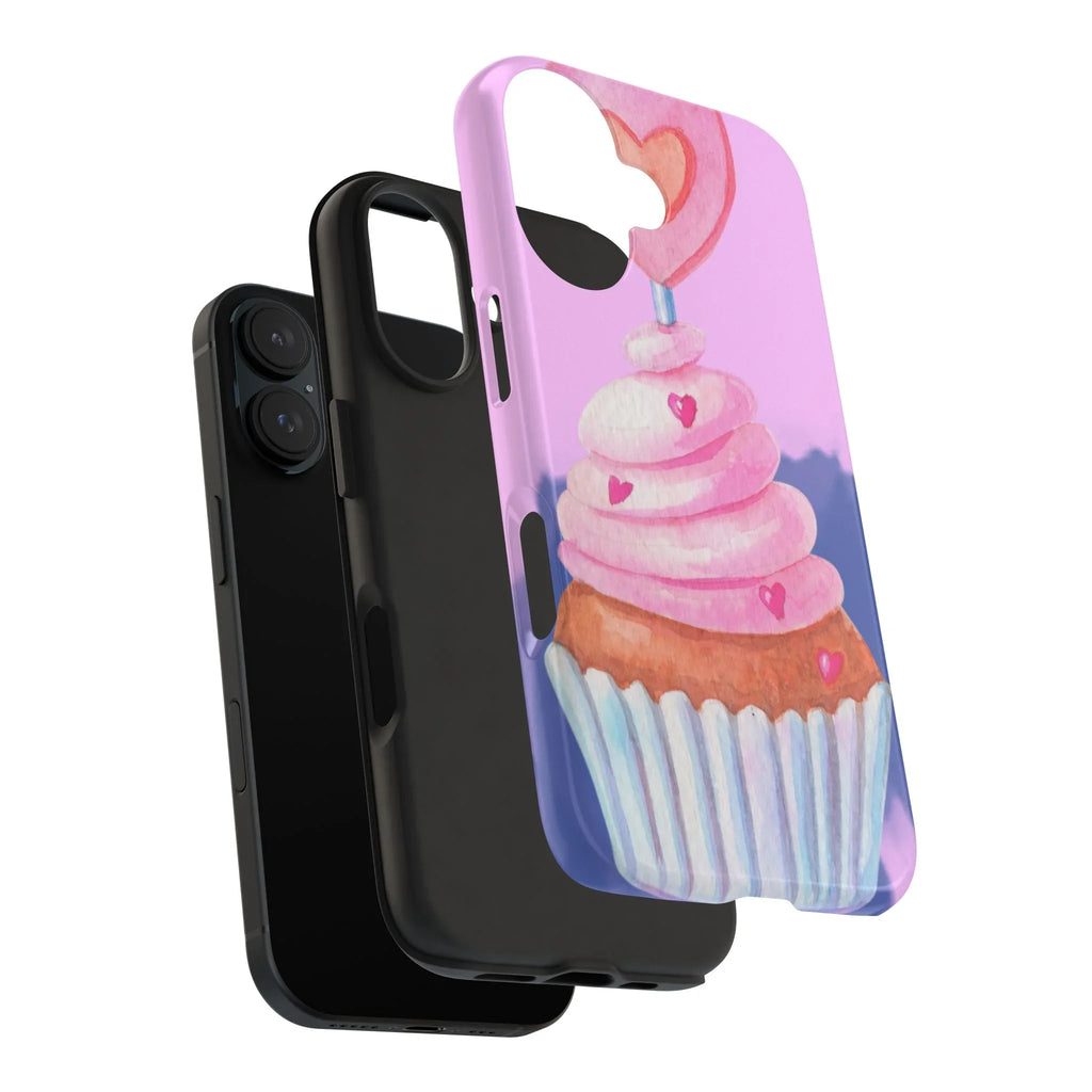 Cutie Cupcake Phone Case (Apple & Android) - Pink Sweetheart