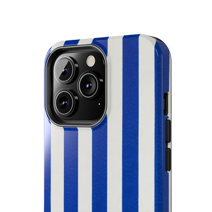 Blue & White Stripes Phone Case