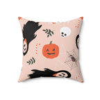 Ghostly Ghouls Square Pillow