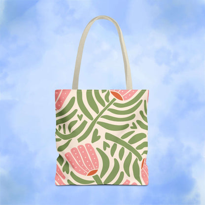 70s Retro Botanicals Tote Bag