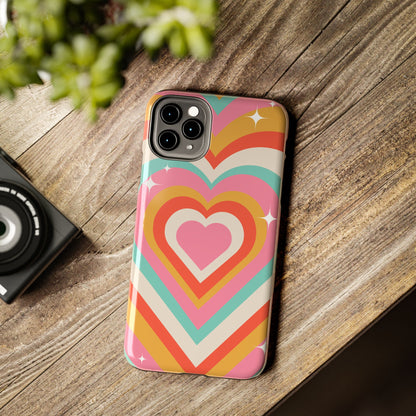 Psychedelic Hearts Phone Case