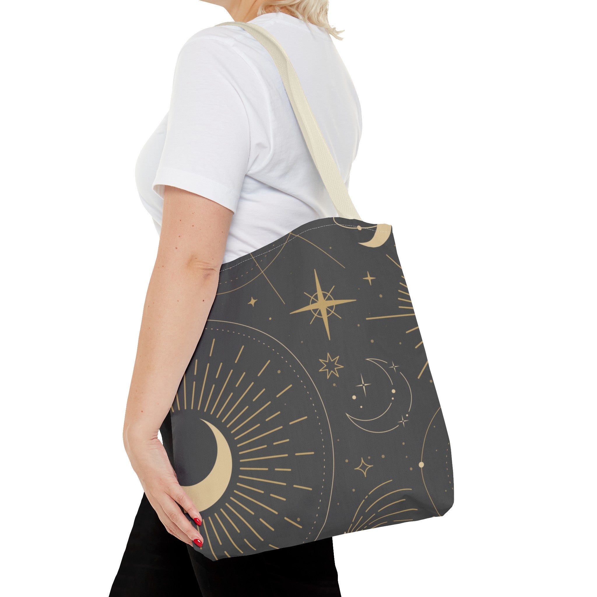 Sun & Moon Abstract Tote Bag