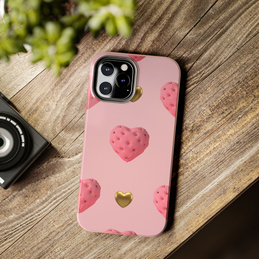 Heart of Gold Pink Phone Case (Apple & Android)