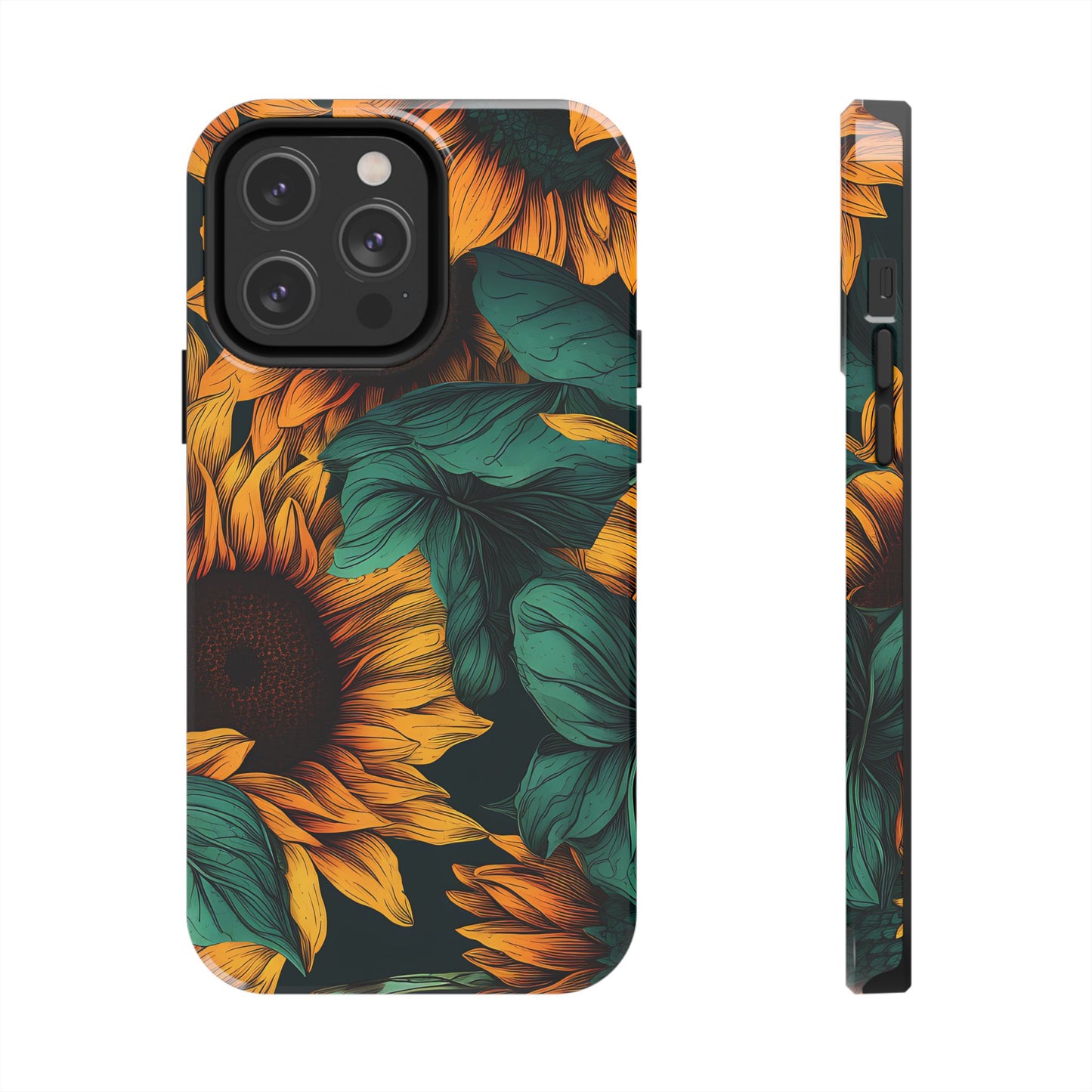 Dark Sunflower Phone Case