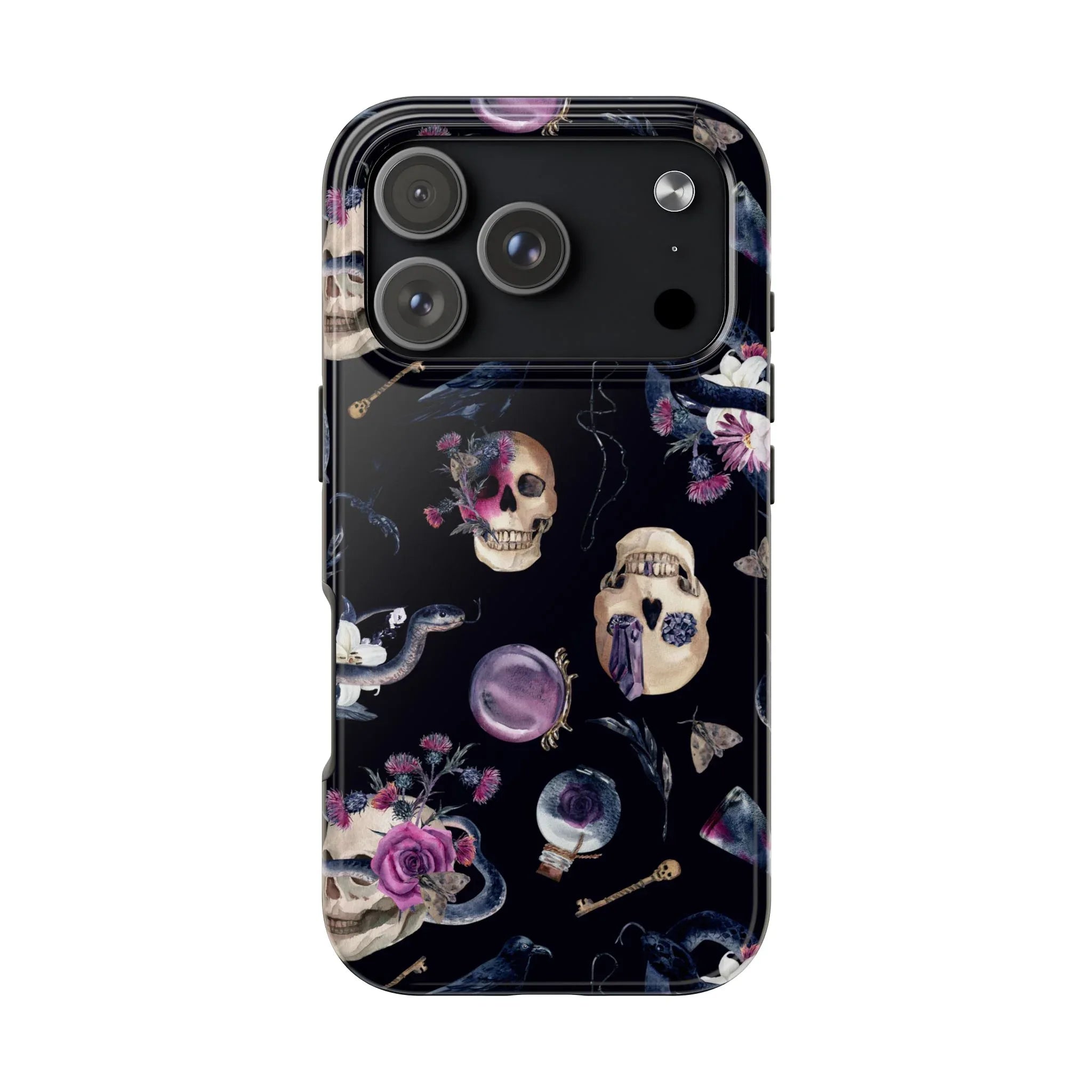 Gothic Witch Spells Phone Case (Apple & Android) - Pink Sweetheart