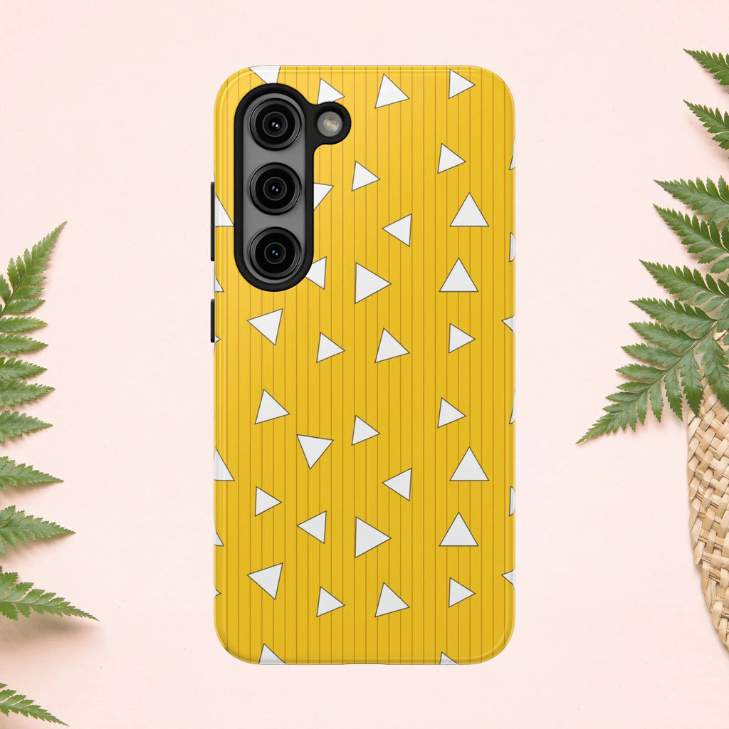 Triangle Thunder Kimono Tough Phone Case (Apple & Android) - Pink Sweetheart