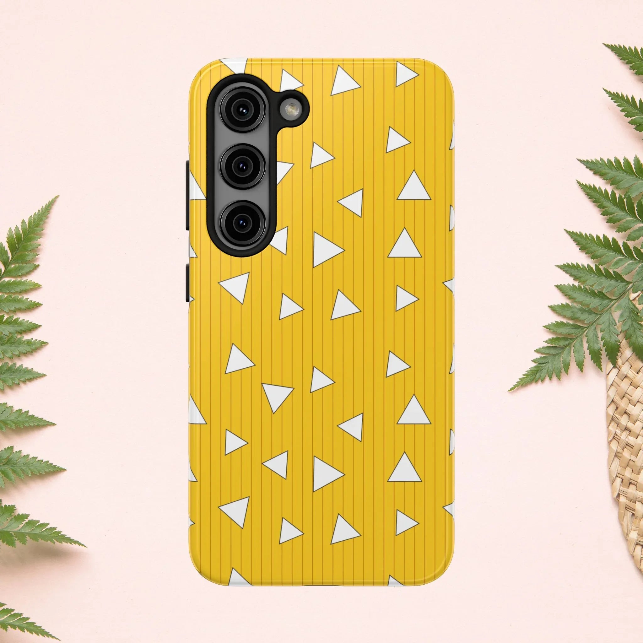 Triangle Thunder Kimono Tough Phone Case (Apple & Android) - Pink Sweetheart