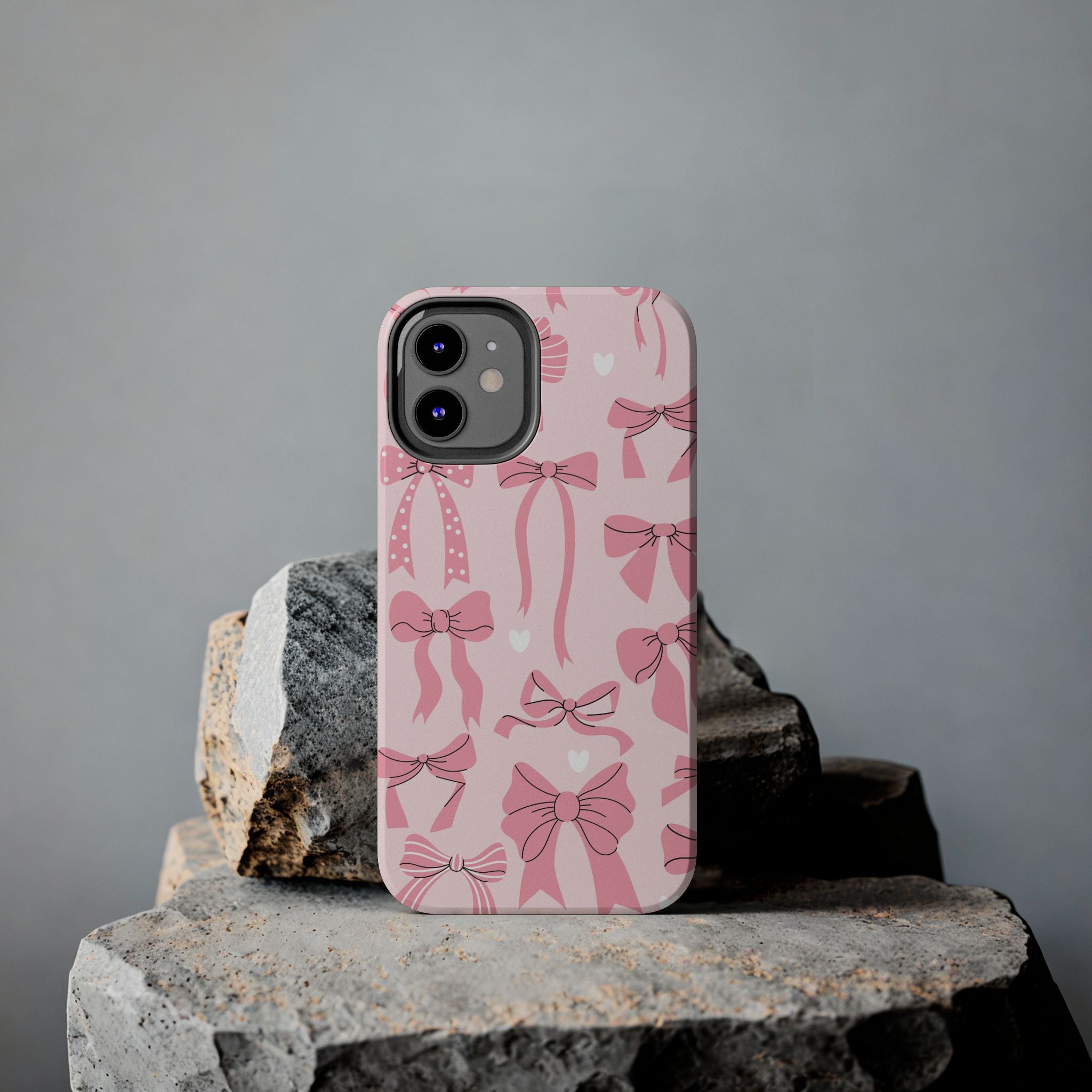 Pink Bow Ribbons Phone Case (Apple & Android)