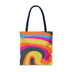 Funky Groove Swirl Tote Bag