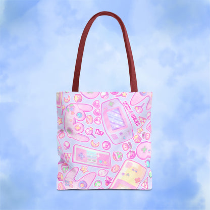 Pink Pastel Gamer Girl Tote Bag