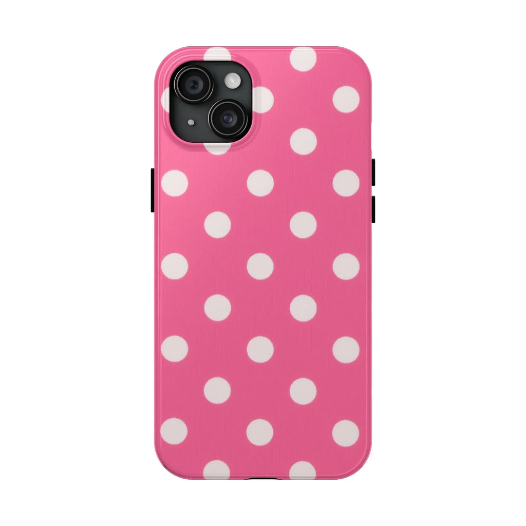 Pink Polka Dot Phone Case (Apple & Android) - Pink Sweetheart